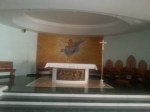 Altar-view in hotel chapel