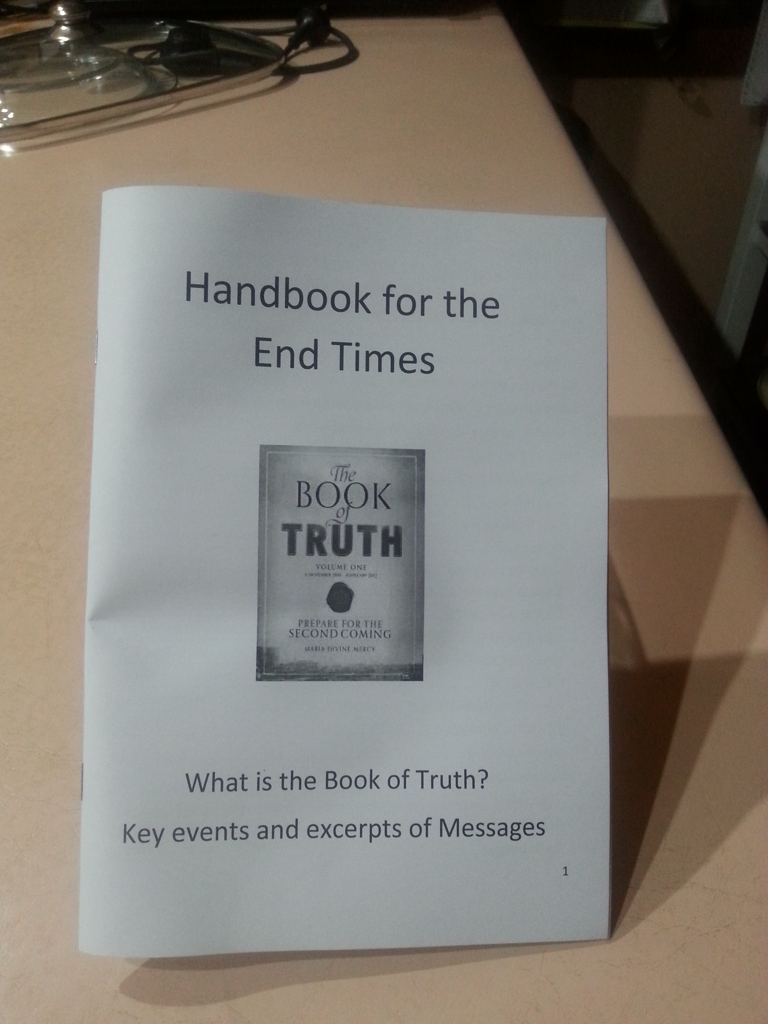 What is the Book of Truth Nov 18
