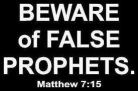 ibeware of false prophets