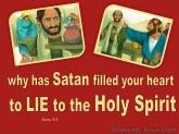 Acts 5-3 Why Did You Lie To The Holy Spirit red