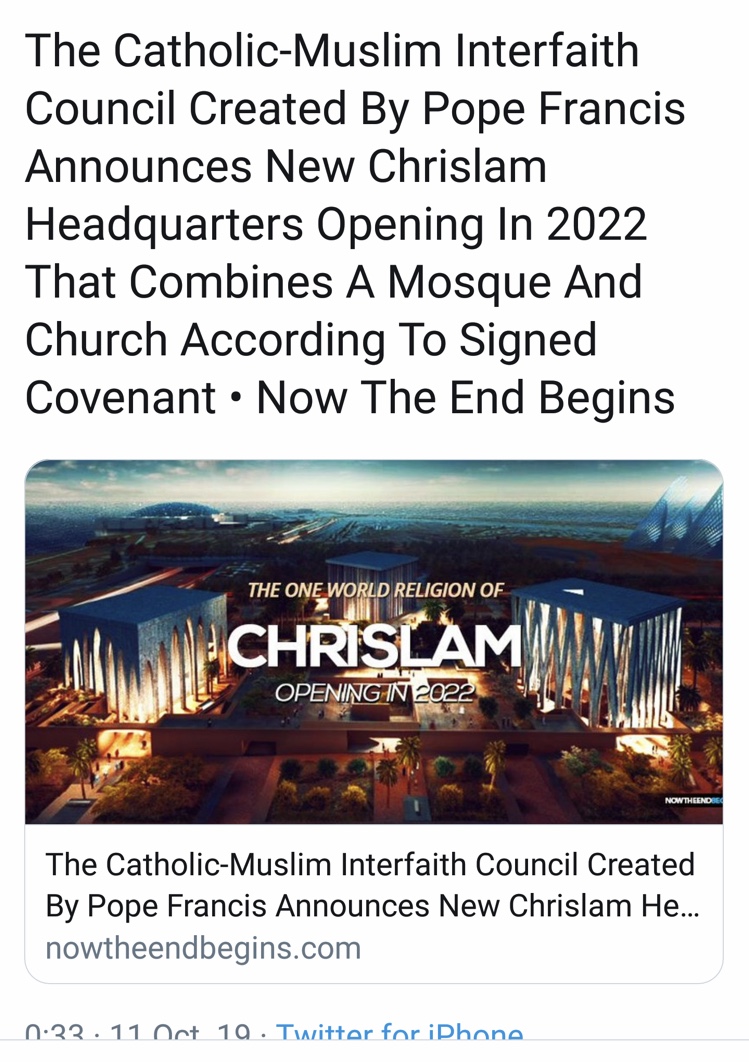 Chrislam interfaith committee